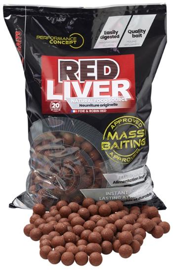 Starbaits boilie red liver mass baiting 3 kg - 14 mm