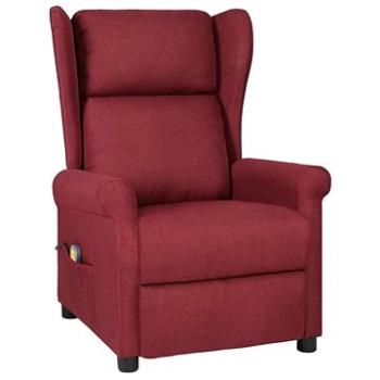 Shumee polohovacie vínové textil, 329652