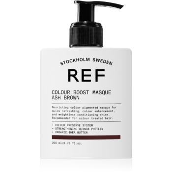 REF Colour Boost Masque jemná vyživujúca maska bez permanentných farebných pigmentov Ash Brown 200 ml