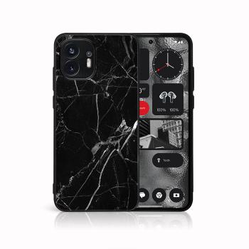 MY ART Ochranný kryt pre Nothing Phone 2 BLACK MARBLE (142)