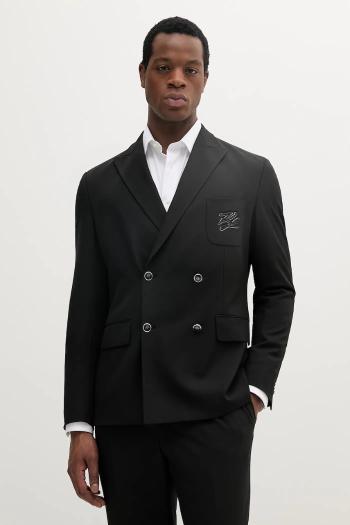 Sako Karl Lagerfeld pánske, čierna farba, 552037.155102