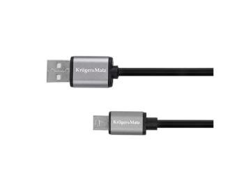 Kábel KRUGER & MATZ KM1241 Basic USB/USB mini 1m Black