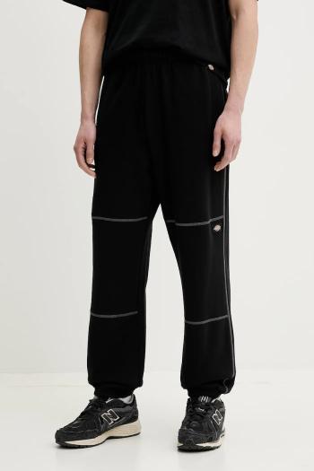 Tepláky Dickies čierna farba, s nášivkou, DK0A866TBLK1