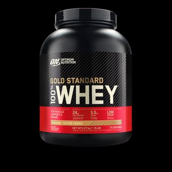 OPTIMUM NUTRITION 100% Whey Gold Standard, karamelový fondán 2270 g