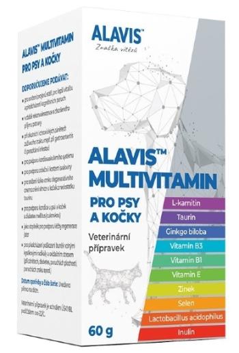 ALAVIS Multivitamín pre psy a mačky 60g