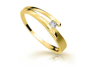 Cutie Jewellery Krásny prsteň zo žltého zlata Z6737-1716-10-X-1 50 mm