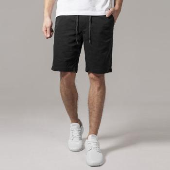 Urban Classics Stretch Twill Joggshorts black - S