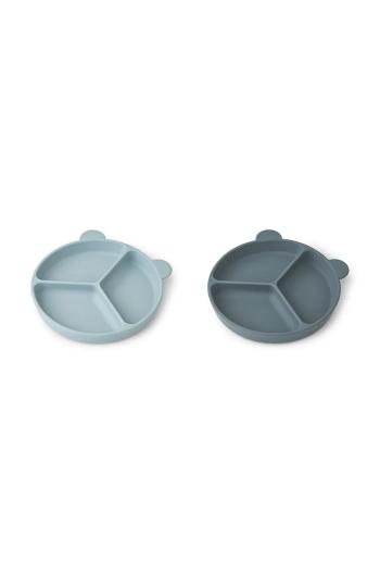 Sada tanierov Liewood Stacy Divider Suction Plate 2-Pack 2-pak LW15122