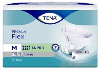 TENA Flex Super M inkontinenčné nohavičky s rýchloupevňovacím pásom 30 ks