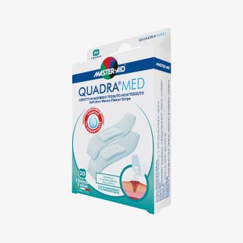 MASTER AID Quadra Med Náplasti jemné 20 kusov 2 veľkosti