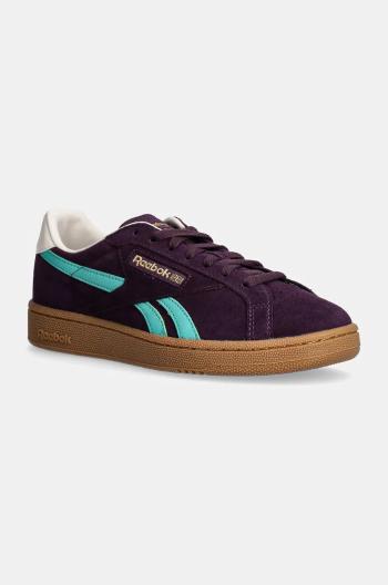 Semišové tenisky Reebok Classic Club C Grounds Uk fialová farba, 100201229
