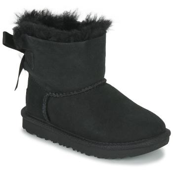 UGG  T MINI BAILEY BOW II  Polokozačky Čierna