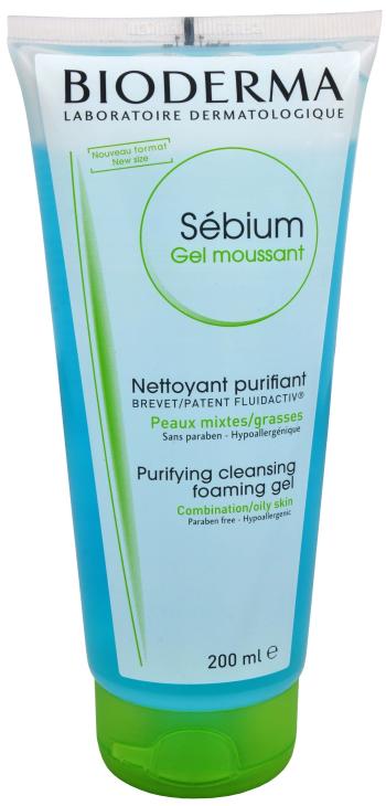 Bioderma Čistiaci penivý gél pre zmiešanú až mastnú pleť Sébium Gel Moussant (Purifying And Foaming Gel) 500 ml+500 ml