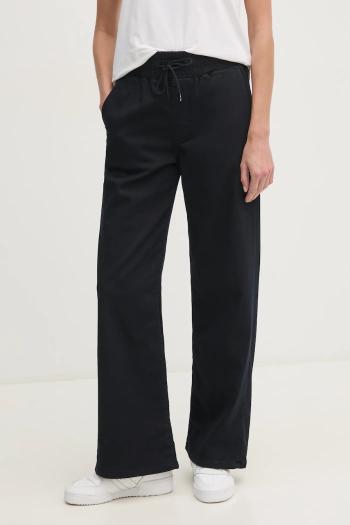 Rifle Pepe Jeans LOOSE ST PANTS HW MIDNIGHT dámske, vysoký pás, PL204834