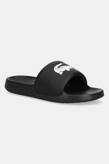 Šľapky Lacoste SERVE SLIDE 1.0 čierna farba, 49CMA0021