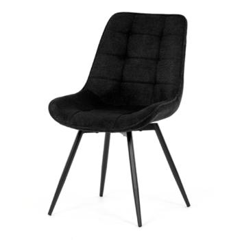 Jedálenská stolička Autronic 53x84 cm čierna látka HC-T1130 BK2