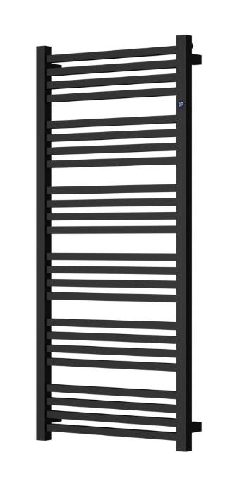 Instalprojekt - Kúpeľňový radiátor STICK čierna farba - Farba radiátora - Čierna, Rozmer radiátora - 400 × 1110 mm, výkon 452 W, Typ pripojenia - Stredové 50 mm RADSTI401131SP