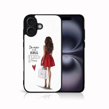 MY ART Ochranný kryt pre Apple iPhone 16 Plus RED DRESS (137)