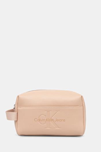 Kozmetická taška Calvin Klein Jeans ružová farba, K60K611483