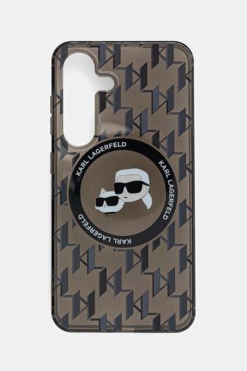 Puzdro na mobil Karl Lagerfeld Samsung Galaxy S25 čierna farba, KLHMS25SHMCKMHK