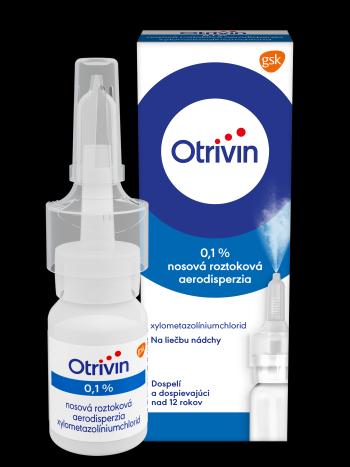 OTRIVIN 0,1 % nosový sprej, nádcha a upchatý nos 10 ml