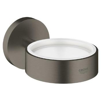Mydelnička GROHE Essentials bez poháriku kartáčovaný Hard Graphite G40369AL1