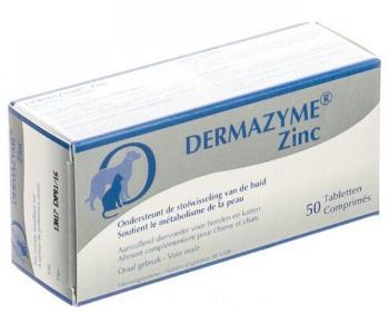 Dermazyme Zinc na rýchle obnovenie poškodenej kože pre psy a mačky 50tbl