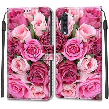 ART Peňaženkový kryt pre Samsung Galaxy A50 ROSES