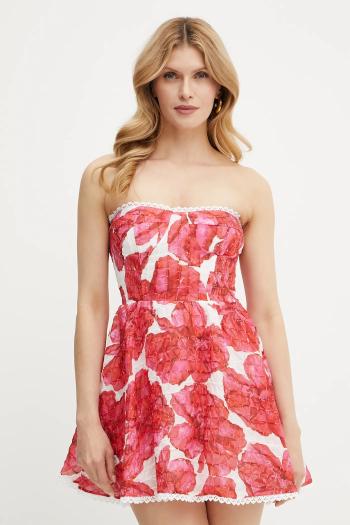 Šaty Charo Ruiz Ibiza Cami biela farba, mini, áčkový strih, 252600