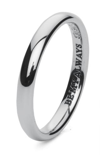 S'Agapõ Dámsky snubný prsteň z ocele For Love SFV35 52 mm