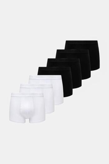 Boxerky Karl Lagerfeld 7-pak pánske, čierna farba, A1M47088