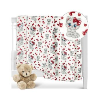 Bellatex Pătură pentru copii Kitty roz , 100 x 150cm