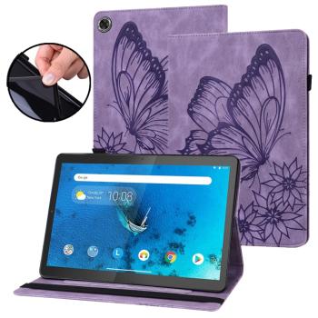 ART BUTTERFLY Zaklápacie puzdro Lenovo Tab M10 Plus 3. generácia fialové