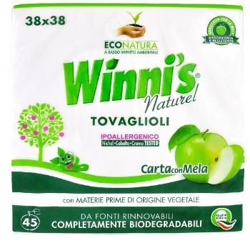Öko papírtörlő WINNI's Naturel papírszalvéták 45 db