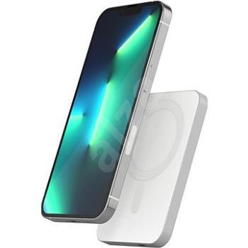 Epico 5 000 mAh hliníková Powerbank s podporou uchytenia MagSafe – strieborná (9915112100056)