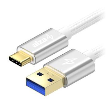 AlzaPower AluCore USB-C 3.2 Gen1, 1 m Silver (APW-CBTC0071S)