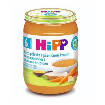 HIPP Polievka kuracia s pšeničnou krupicou BIO 190 g