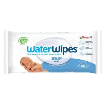 WATERWIPES 100% BIO Odbúrateľné obrúsky 60 ks