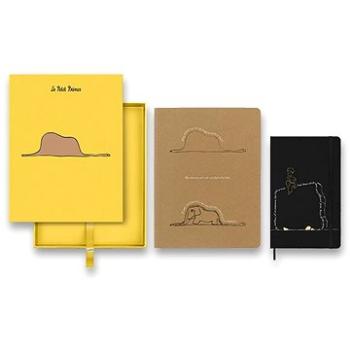 MOLESKINE Le Petit Prince L, linkovaný + zošit Elephant XL, čistý (LEPPELEPHANTSET)