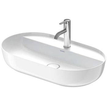 DURAVIT - Luv Umývadlo na dosku, 70x40 cm, bez prepadu, s otvorom na batériu, biela 0380700000