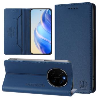RINA Zaklápacie puzdro pre Honor Magic7 Pro 5G modré