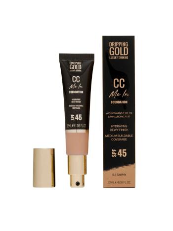 Dripping Gold Ľahký hydratačný make-up a CC krém SPF 45 Me In (CC Foundation) 32 ml 5.5 Tawny