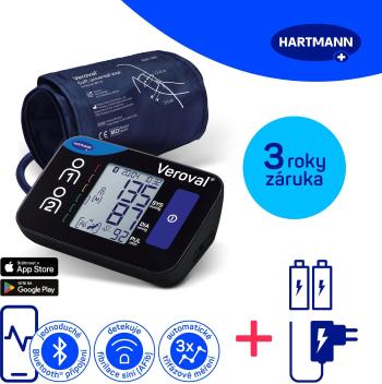 Vérnyomásmérő HARTMANN Veroval Compact + Connect, AFIB és Bluetooth csatlakozás + adapter (szett), 3 év garancia