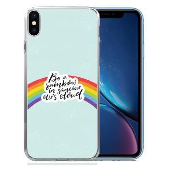 MY ART ochranný obal Apple iPhone X / XS RAINBOW (105)