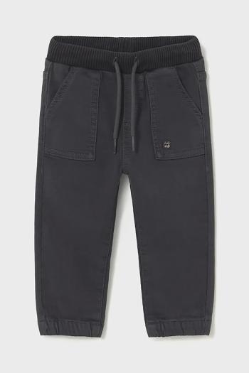 Nohavice pre bábätká Mayoral jogger serża soft čierna farba, 2503