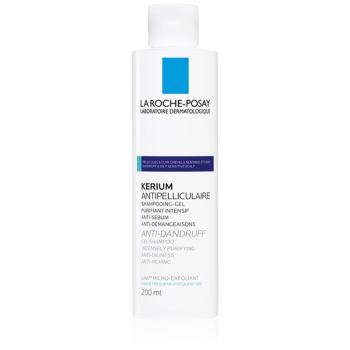 La Roche-Posay Kerium Anti-Dandruff exfoliačný šampón proti mastným lupinám 200 ml