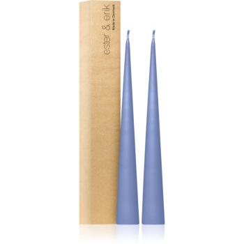 ester & erik cone candles icy lavender (no. 05) dekoratívna sviečka 2x37 cm