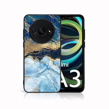 MY ART Ochranný kryt pre Xiaomi Redmi A3 BLUE MARBLE (141)