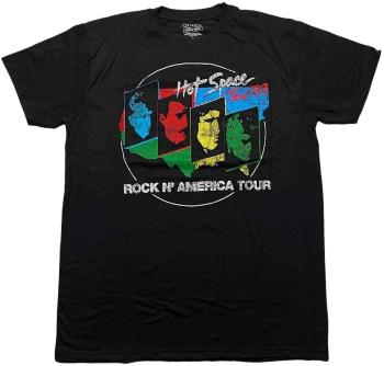 Queen Tričko Hot Space Tour '82 Unisex Black L