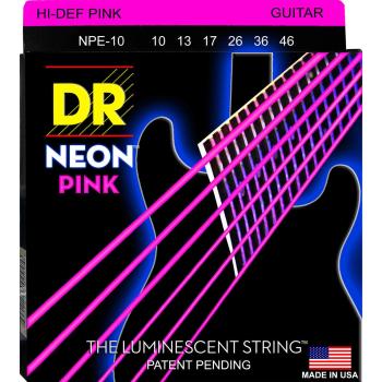 DR Strings NPE-10 Neon Struny pre elektrickú gitaru